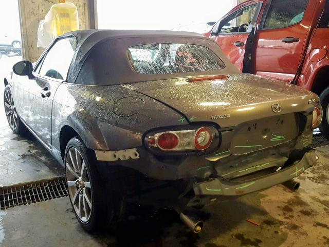 JM1NC25F260113754 - 2006 MAZDA MX-5 MIATA GRAY photo 3