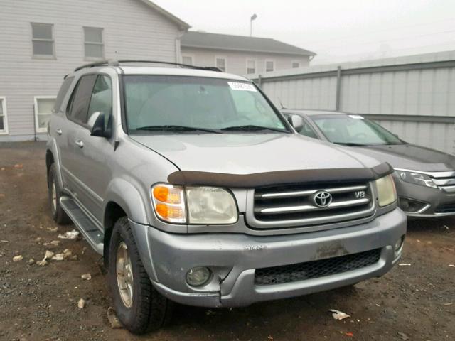 5TDBT48A52S064975 - 2002 TOYOTA SEQUOIA LI SILVER photo 1