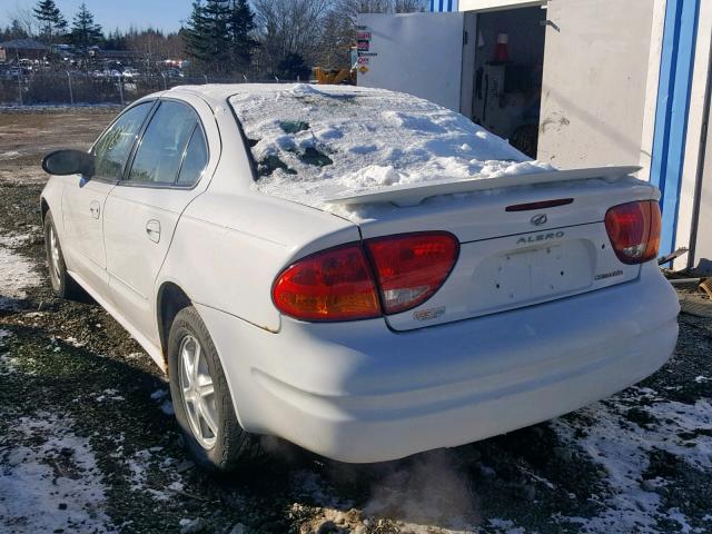 1G3NL52E03C287152 - 2003 OLDSMOBILE ALERO GL WHITE photo 3