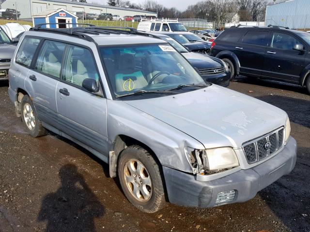 JF1SF63592H726595 - 2002 SUBARU FORESTER L SILVER photo 1