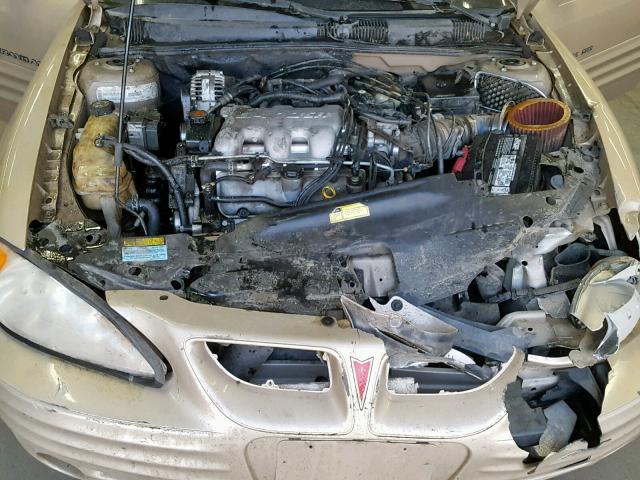 1G2NF52E11M552342 - 2001 PONTIAC GRAND AM S TAN photo 7