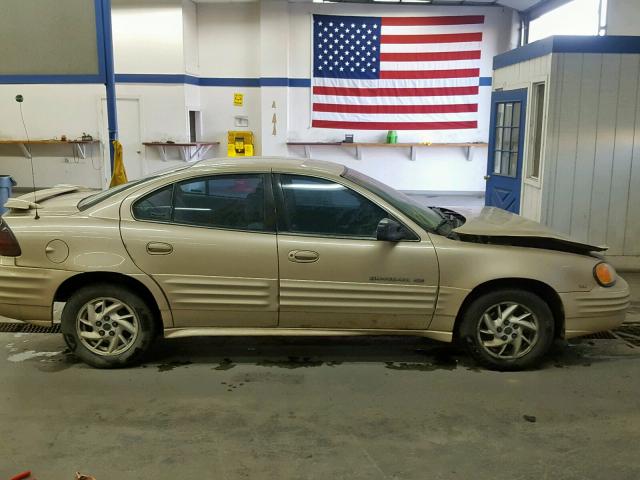 1G2NF52E11M552342 - 2001 PONTIAC GRAND AM S TAN photo 9