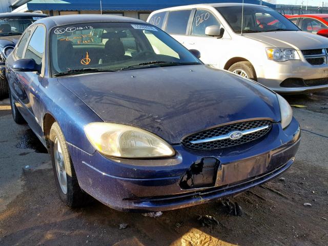 1FAFP55U71G129835 - 2001 FORD TAURUS SES BLUE photo 1