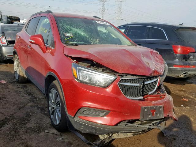 KL4CJASB2JB530808 - 2018 BUICK ENCORE PRE RED photo 1