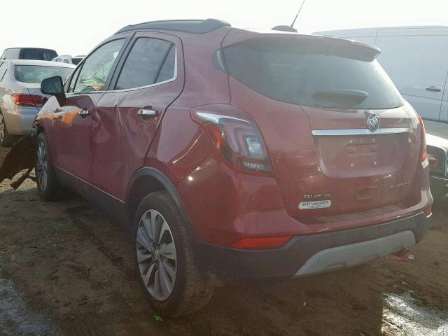 KL4CJASB2JB530808 - 2018 BUICK ENCORE PRE RED photo 3