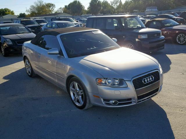 WAUAF48HX7K027707 - 2007 AUDI A4 2.0T CA SILVER photo 1