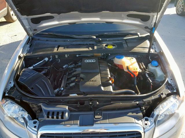 WAUAF48HX7K027707 - 2007 AUDI A4 2.0T CA SILVER photo 7