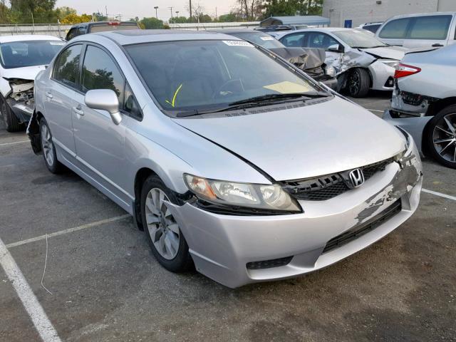 2HGFA1F97AH507866 - 2010 HONDA CIVIC EXL SILVER photo 1