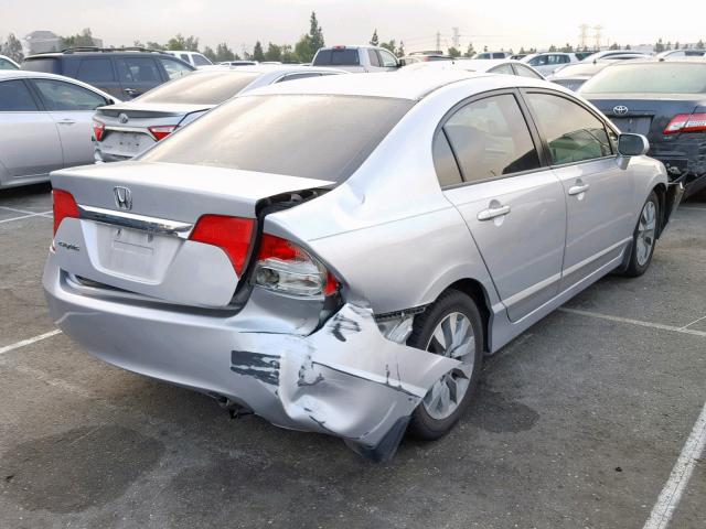 2HGFA1F97AH507866 - 2010 HONDA CIVIC EXL SILVER photo 4