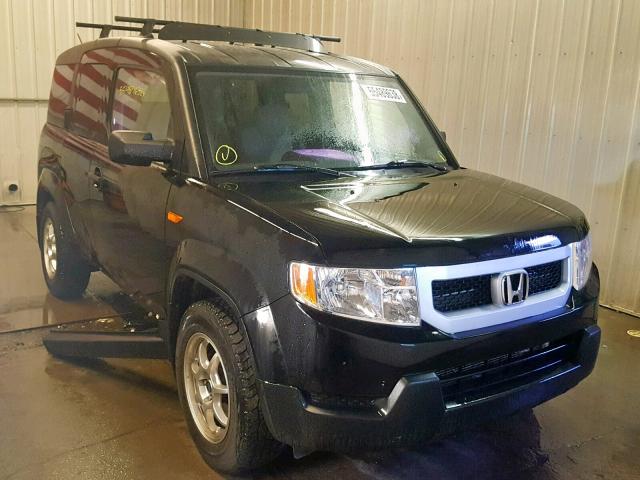 5J6YH283X9L004472 - 2009 HONDA ELEMENT LX BLACK photo 1