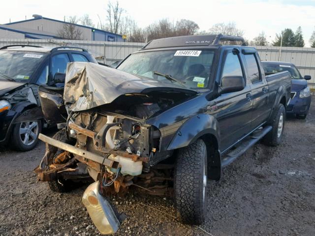 1N6MD29Y62C381815 - 2002 NISSAN FRONTIER C BLACK photo 2