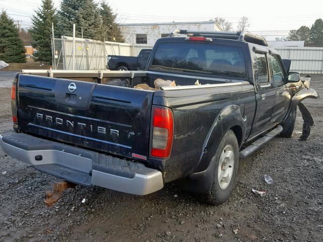 1N6MD29Y62C381815 - 2002 NISSAN FRONTIER C BLACK photo 4