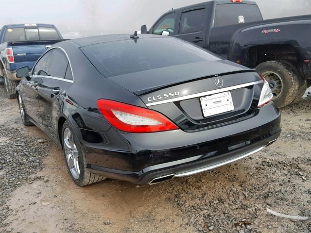 WDDLJ7DBXEA095107 - 2014 MERCEDES-BENZ CLS 550 BLACK photo 3