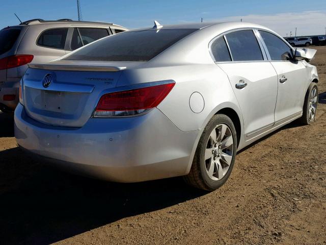 1G4GC5EGXAF201939 - 2010 BUICK LACROSSE C SILVER photo 4