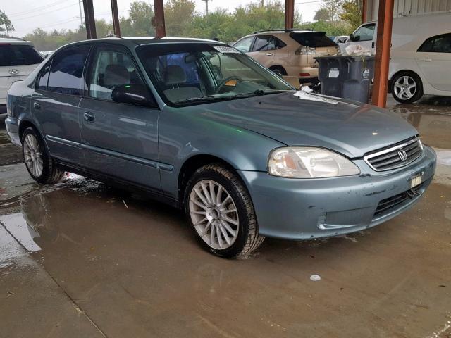 2HGEJ6615YH534500 - 2000 HONDA CIVIC BASE GREEN photo 1