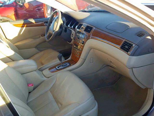 JTHBA30G655076206 - 2005 LEXUS ES 330 TAN photo 5