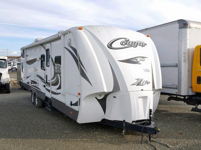 4YDT29B21CV505916 - 2012 KEYSTONE COUGAR WHITE photo 1