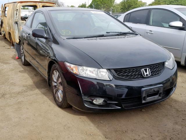 2HGFG12999H518643 - 2009 HONDA CIVIC EXL BLACK photo 1