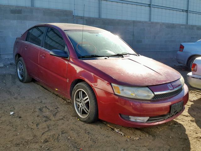 1G8AL54F24Z119087 - 2004 SATURN ION LEVEL MAROON photo 1