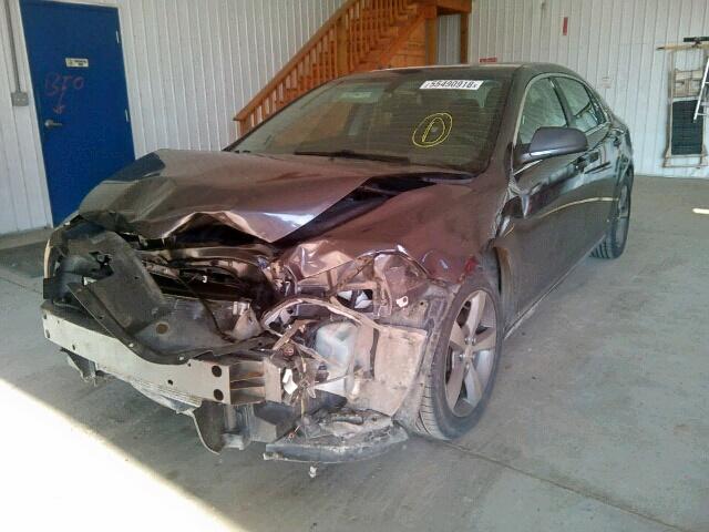 1G1ZC5E19BF165955 - 2011 CHEVROLET MALIBU 1LT BURGUNDY photo 2