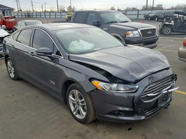 3FA6P0SU9GR328393 - 2016 FORD FUSION TIT CHARCOAL photo 1