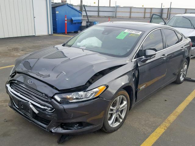 3FA6P0SU9GR328393 - 2016 FORD FUSION TIT CHARCOAL photo 2