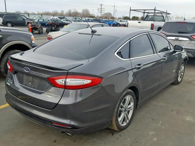 3FA6P0SU9GR328393 - 2016 FORD FUSION TIT CHARCOAL photo 4