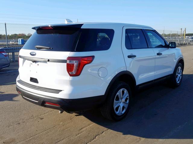 1FM5K8AR9HGB15433 - 2017 FORD EXPLORER P WHITE photo 4