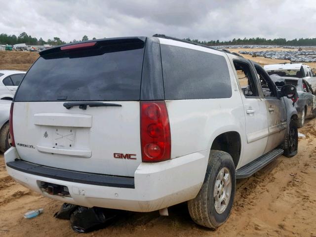 1GKFC16J77J254322 - 2007 GMC YUKON XL C WHITE photo 4