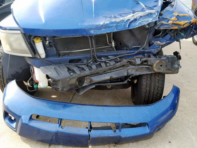 1D7CE3GP6AS207846 - 2010 DODGE DAKOTA SXT BLUE photo 9