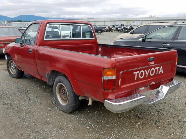 JT4RN81P2M5093597 - 1991 TOYOTA PICKUP 1/2 RED photo 3