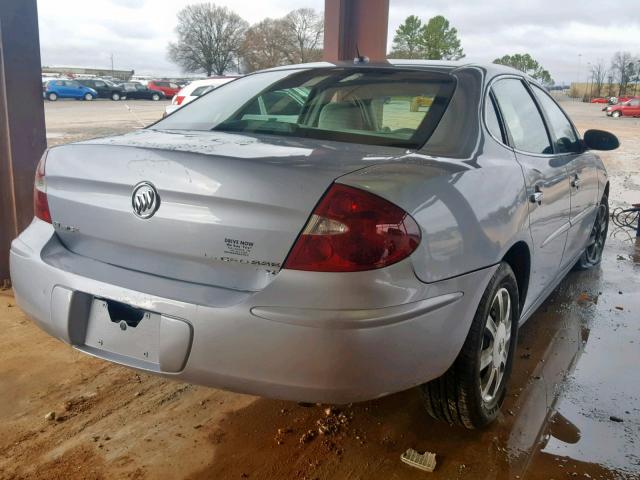 2G4WC582X61145348 - 2006 BUICK LACROSSE C GRAY photo 4