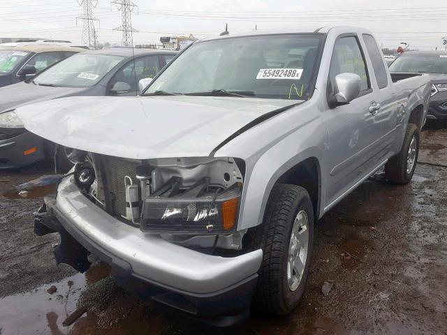 1GCESCF94C8105234 - 2012 CHEVROLET COLORADO L SILVER photo 2