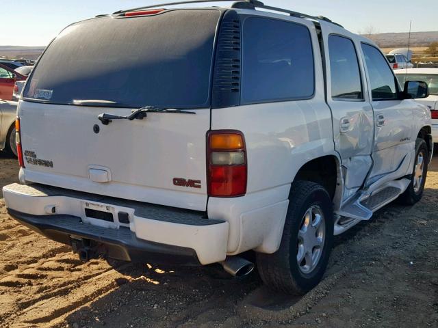 1GKEK63U62J196108 - 2002 GMC DENALI WHITE photo 4