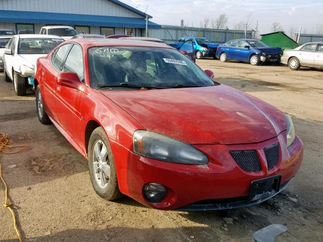 2G2WP552581164135 - 2008 PONTIAC GRAND PRIX RED photo 1