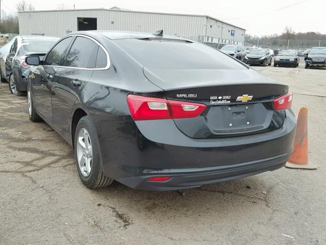 1G1ZB5STXGF237407 - 2016 CHEVROLET MALIBU LS Schwarz Foto 3