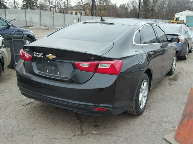 1G1ZB5STXGF237407 - 2016 CHEVROLET MALIBU LS Schwarz Foto 4
