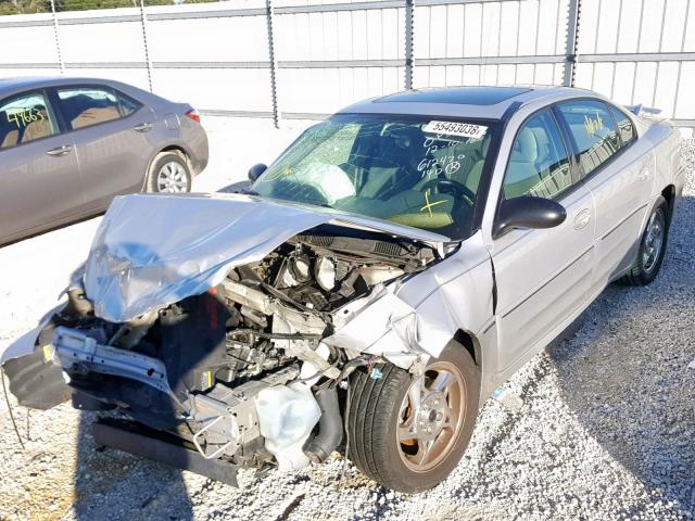 1G2NW52E14M630087 - 2004 PONTIAC GRAND AM G SILVER photo 2