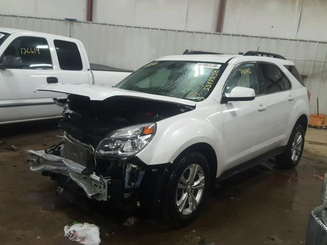 2GNALCEK9G6271588 - 2016 CHEVROLET EQUINOX LT WHITE photo 2