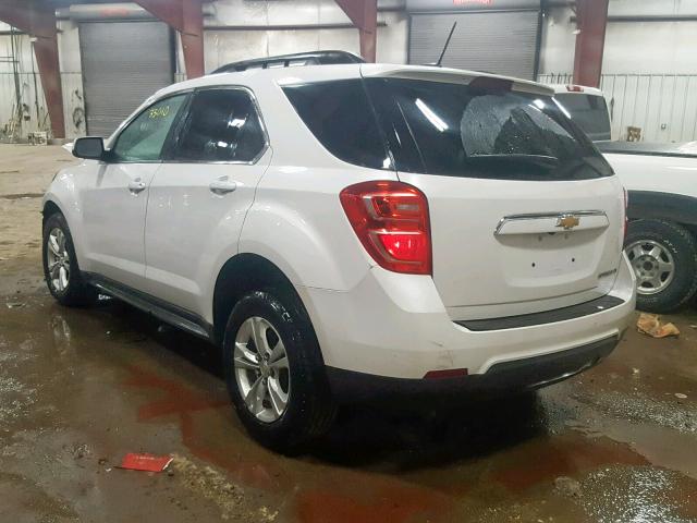 2GNALCEK9G6271588 - 2016 CHEVROLET EQUINOX LT WHITE photo 3