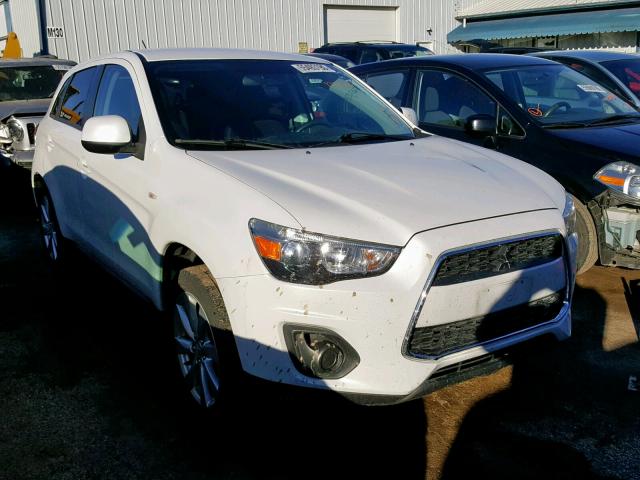 4A4AR3AU0EE008812 - 2014 MITSUBISHI OUTLANDER WHITE photo 1