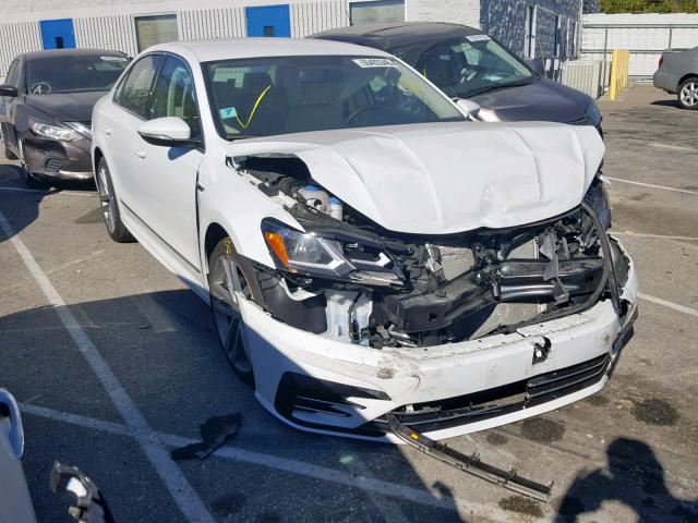 1VWDT7A33HC049291 - 2017 VOLKSWAGEN PASSAT R-L WHITE photo 1