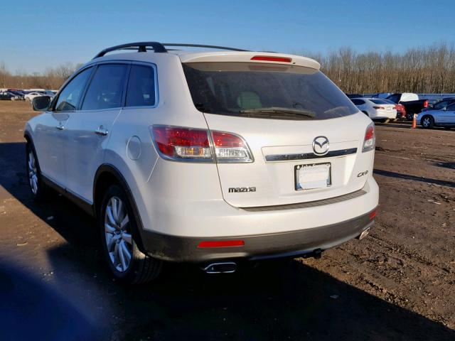 JM3TB28A980143483 - 2008 MAZDA CX-9 WHITE photo 3