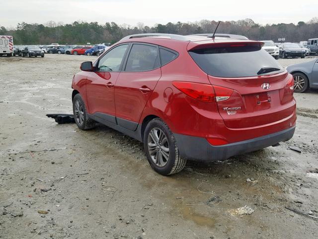 KM8JU3AGXFU116292 - 2015 HYUNDAI TUCSON LIM RED photo 3