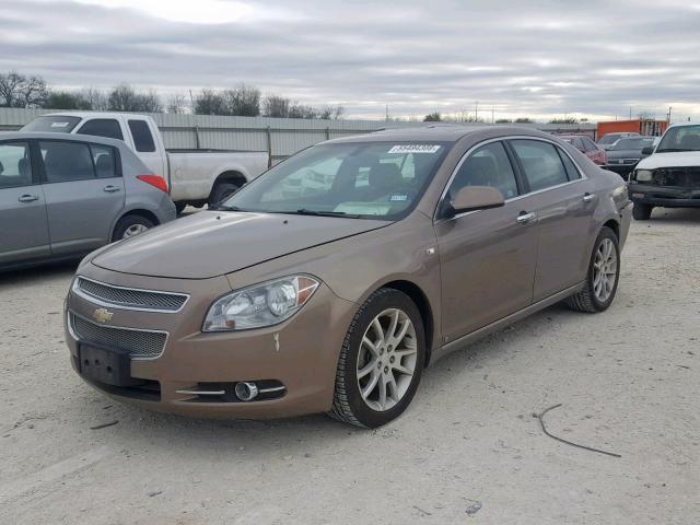 1G1ZK57778F243520 - 2008 CHEVROLET MALIBU LTZ ყავისფერი ფოტო 2