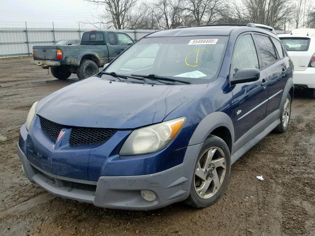 5Y2SL62834Z457165 - 2004 PONTIAC VIBE BLUE photo 2