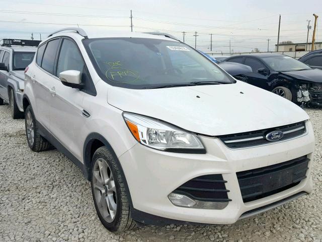 1FMCU0J94EUC64588 - 2014 FORD ESCAPE TIT WHITE photo 1