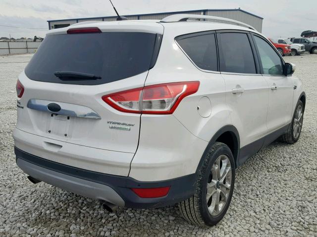 1FMCU0J94EUC64588 - 2014 FORD ESCAPE TIT WHITE photo 4