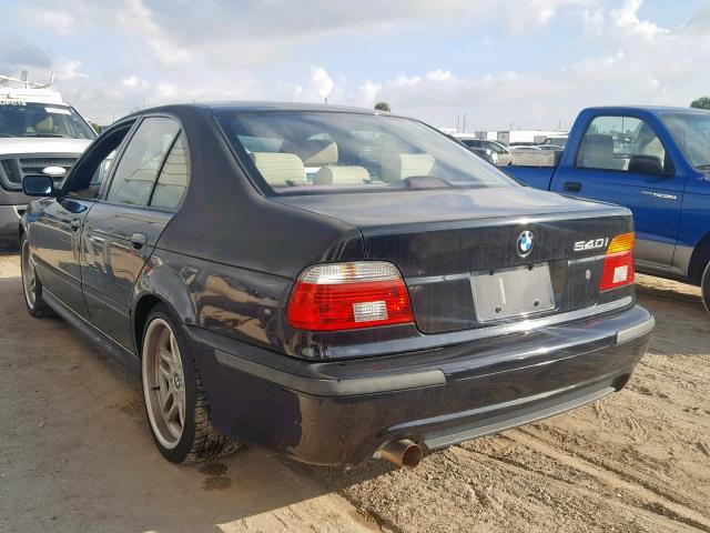 WBADN63423GN88089 - 2003 BMW 540 I AUTO BLACK photo 3