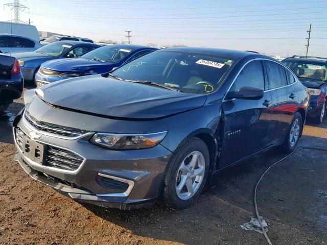 1G1ZB5ST6HF146023 - 2017 CHEVROLET MALIBU LS Boz foto 2